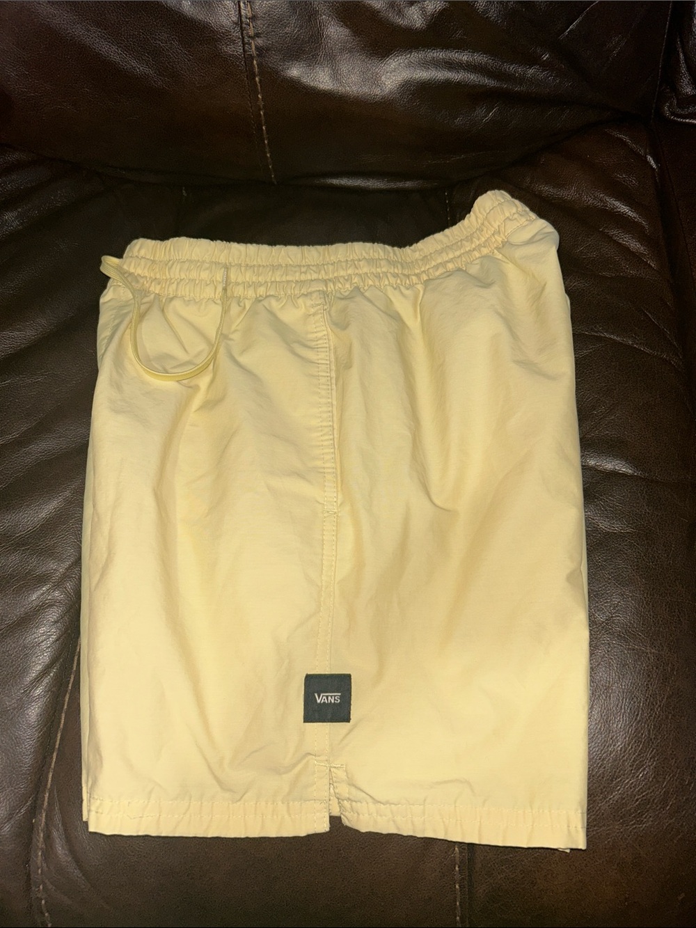 Vans Mens Yellow Swim Trunks